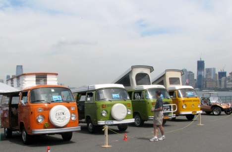 The VW Traffic Jam is an annual VW car show hosted on Governors Island and is free to attend. 